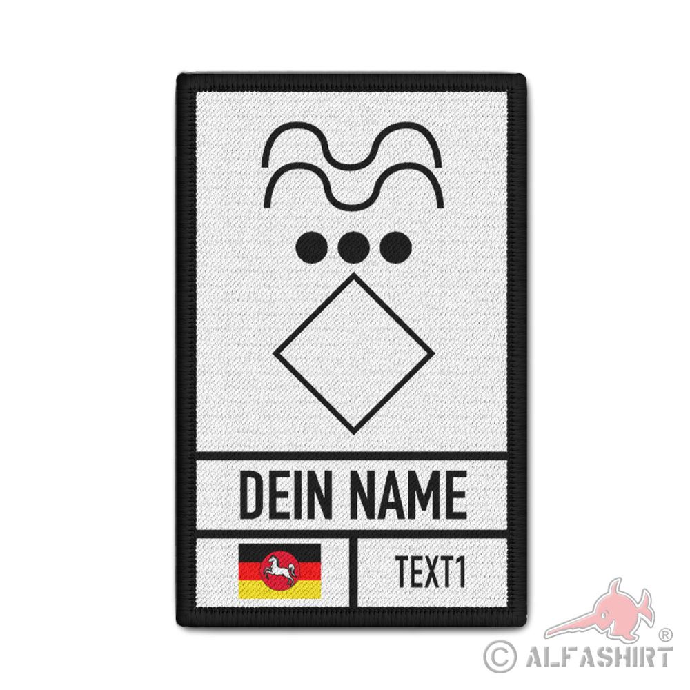 Rescue Train Water Rescue State of Lower Saxony Coat of Arms Patch #44867