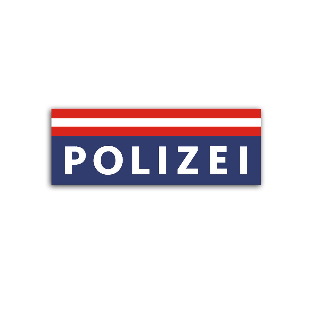 Police Austria Sticker Security Agency Federal Police 15x4cm # A4069