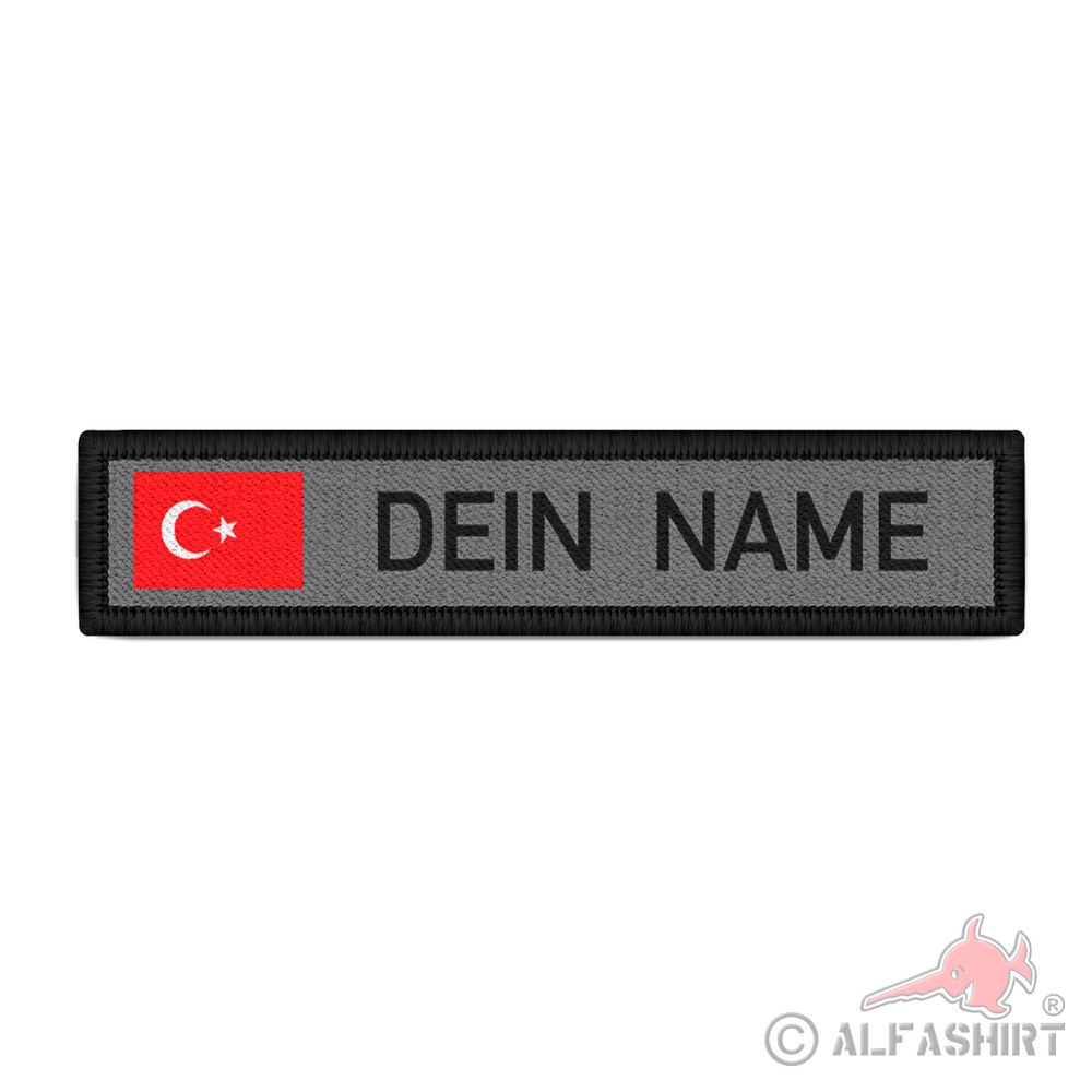 Türkei Namen  Patch Osmane Türkiye Text personalisierbar Rocker #40086