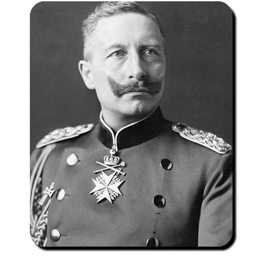 Kaiser Wilhelm Wilhelm II Preußen Monarch Hohenzollern König Mauspad #16395