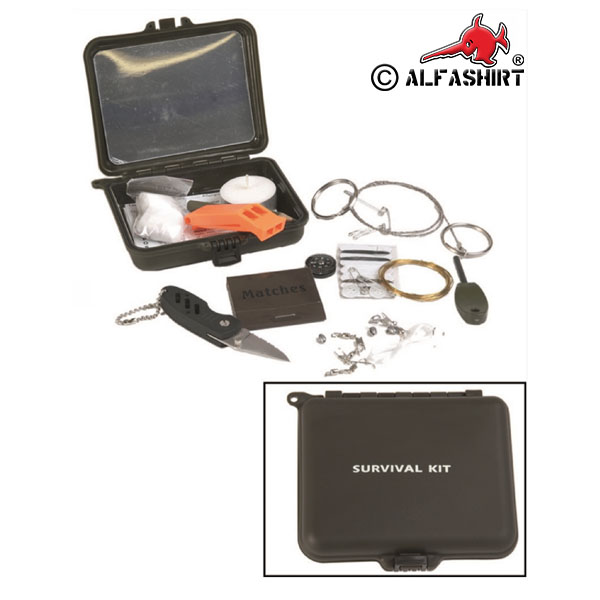 Survival Kit Wald Notfall Set Trecking Camping Multifunktionswerkzeug #16370