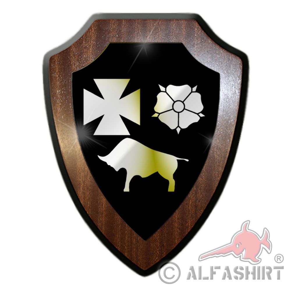 Heraldic shield 2 PzBtl 14 Bundeswehr tank battalion badge emblem # 32605