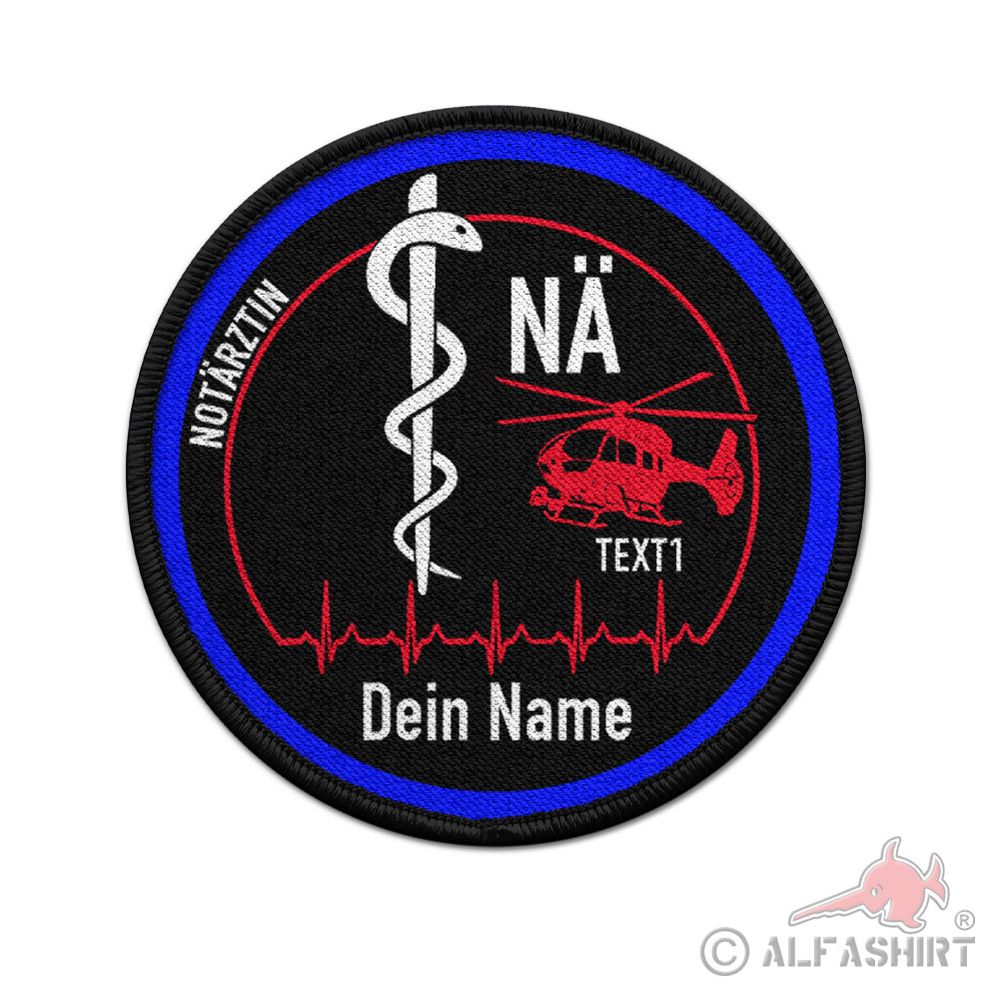 Patch Rettungshubschrauber Norärztin Hubschrauber Rettungsdienst NÄ#45330