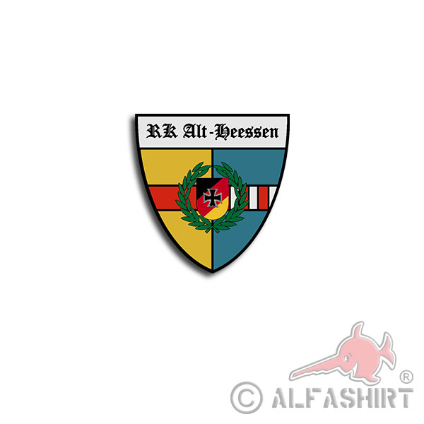 RK Alt - Heessen Reservistenkameradschaft Reservist BW Aufkleber 10x10cm #A4551