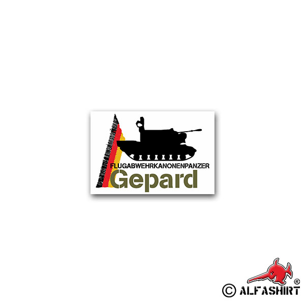 Aufkleber/Sticker Flugabwehrkanonenpanzer Gepard FlakPz Flugabwehr 10x7cm #A2365