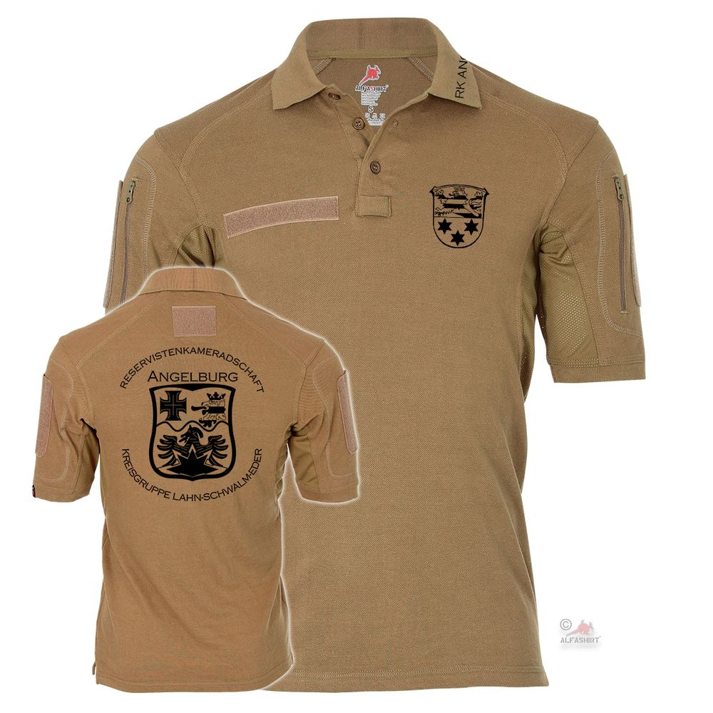 Tactical polo shirt RK Angelburg NEW reservist comradeship # 37659
