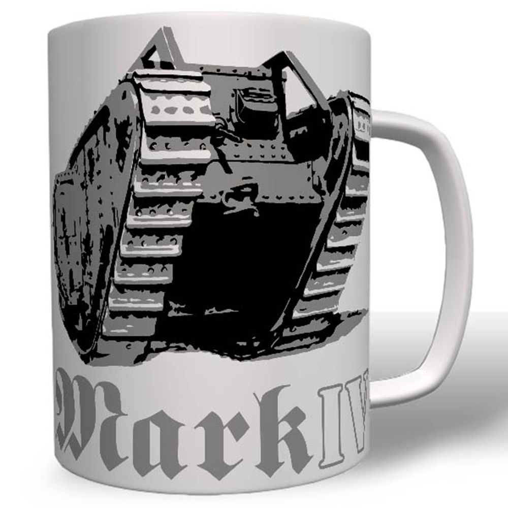 Militär Heer Britischer Wk Kampfpanzer England Mark IV Panzer Tasse # 16598