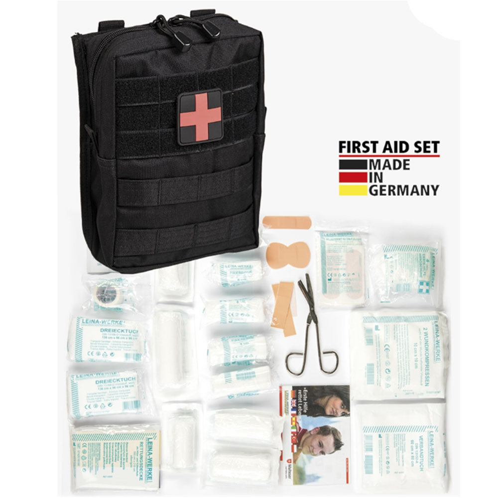 Combat FIRST AID SET Erste Hilfe Verbandskasten Bundeswehr Notfall  #18716