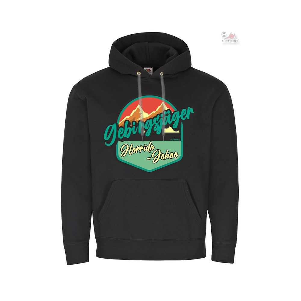 Hoodie Gebirgsjäger Bundeswehr Edelweiss Unit Infantry Mountain Troop # 36854