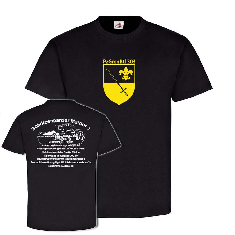 PzgrenBtl 303 Marder mit Daten Schützenpanzer Panzergrenadier Panzer #24565