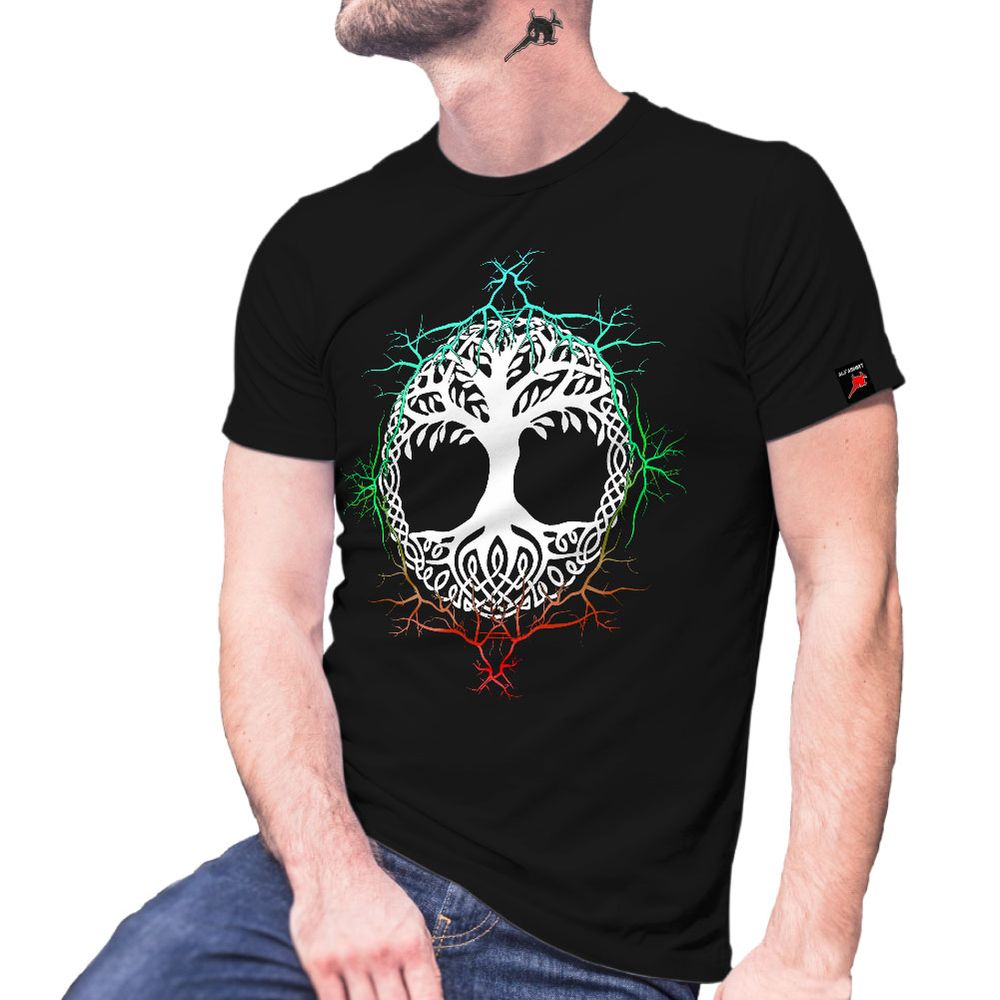 Yggdrasil Nine Realms 9 Worlds Vikings Worlds World Tree T Shirt # 27383