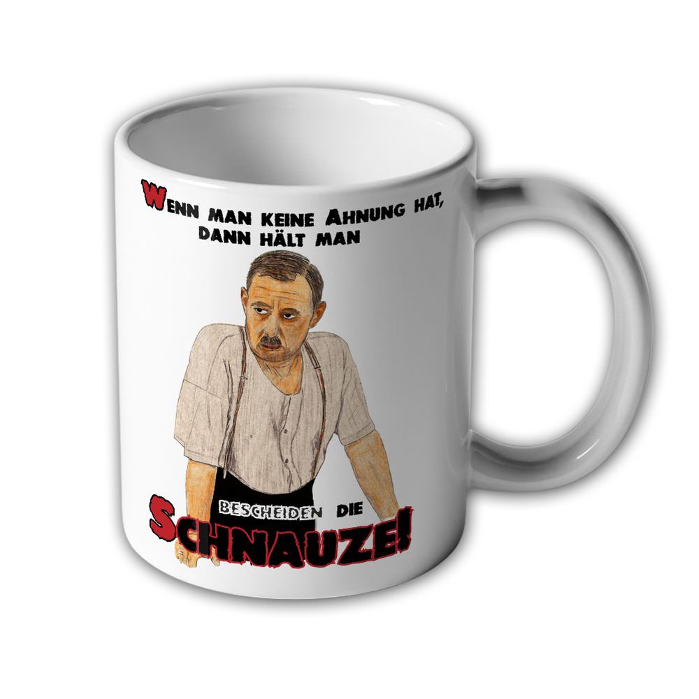 Alfred Tetzlaff keeping his mouth shut Alfred Fun colleagues office - cup # 14352