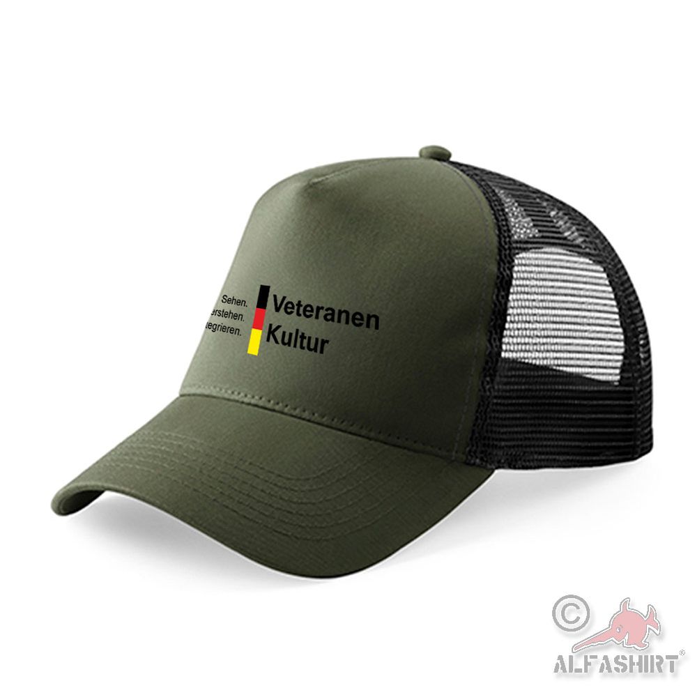 Trucker Cap Olive Veteran Culture #46096