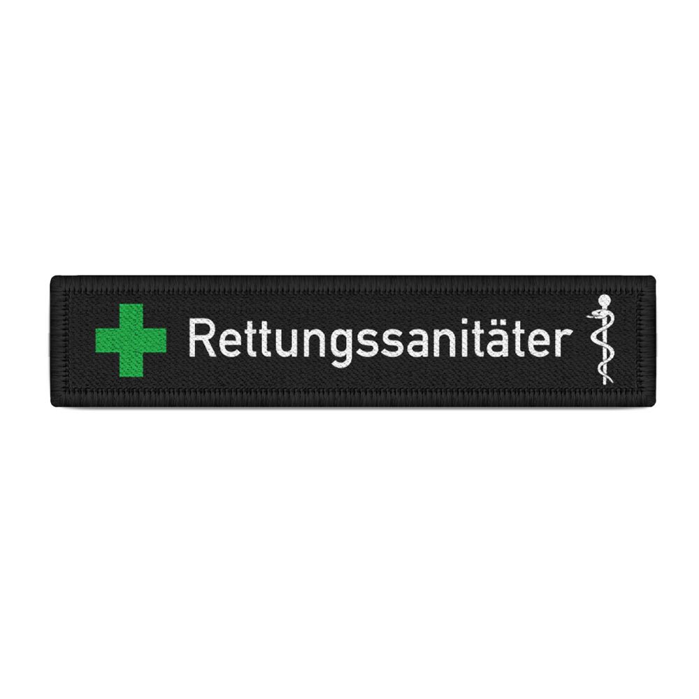Namenspatch Rettungssanitäter RettSan RS Kreuz Äskulap Krankentransport #42922