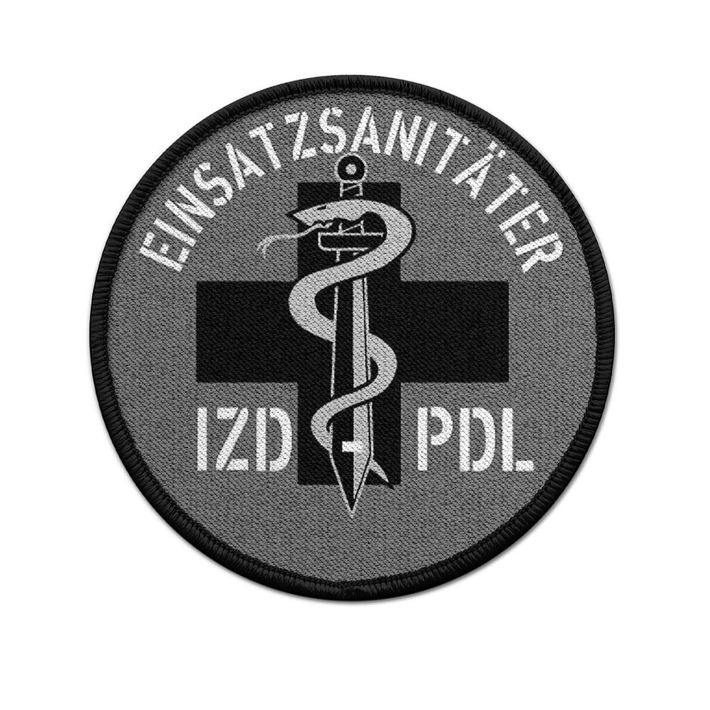 Patch Einsatzsanitäter IZD PDL Sanitäter Polizei Sachsen Arzt Dr #30731