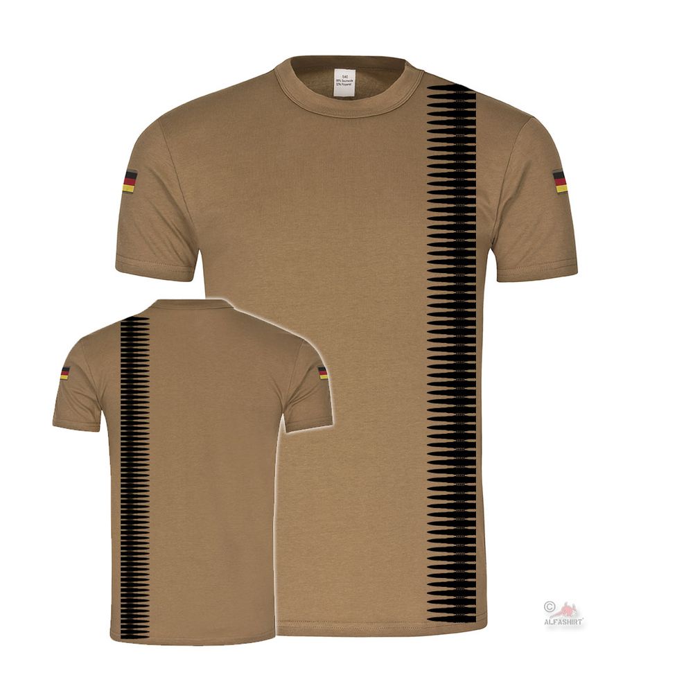 BW Tropen MG cartridge belt 7.62 x 51mm Bundeswehr Deco Nato T-Shirt # 36300