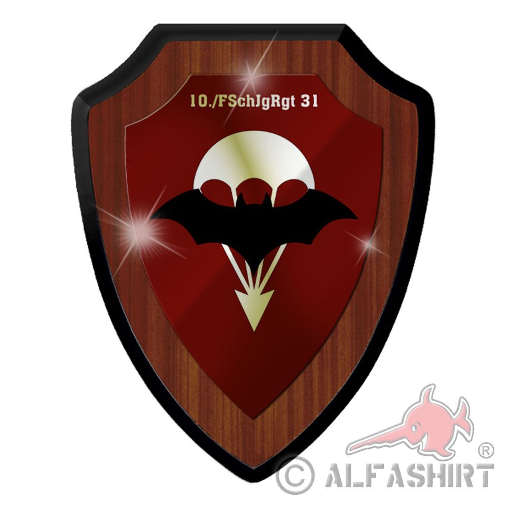 Coat of arms shield 10 FSchJgRgt 31 Seedorf coat of arms Fallschirmjägerregiment #39004