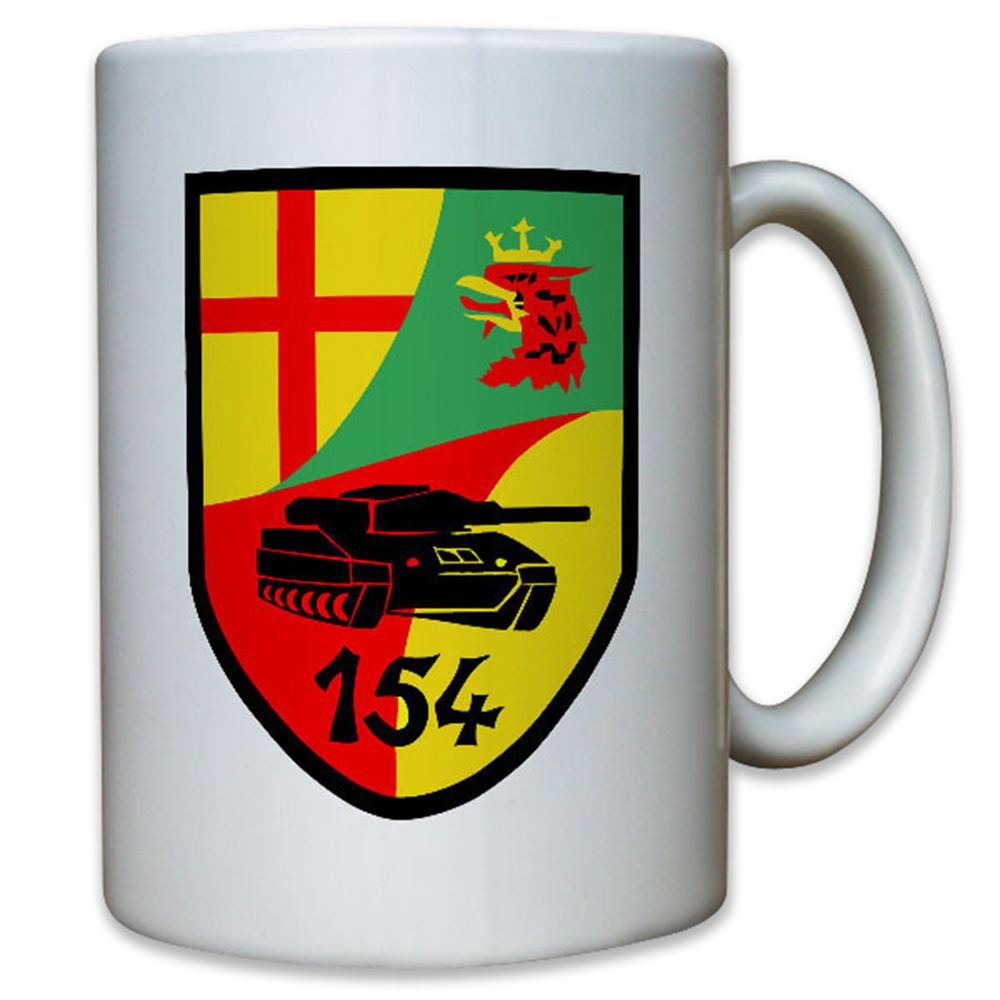 PzBtl 154 Panzerbataillon Panzer Bataillon Wäller Kaserne - Tasse #12930 PzBtl 154 Panzerbataillon Panzer Bataillon Wäller Kaserne - Tasse #12930