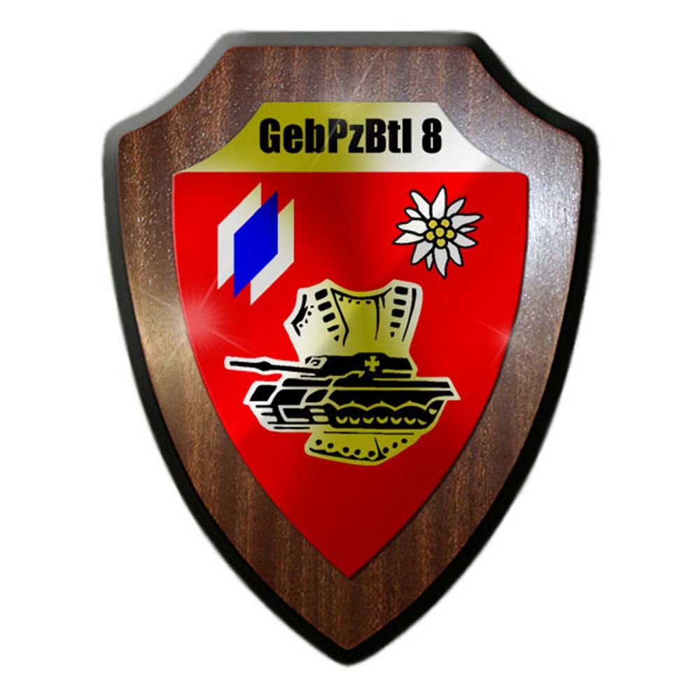 Wappenschild Gebirgspanzerbataillon 8 Panzer Bundeswehr Pfreimd Kompanie #24466