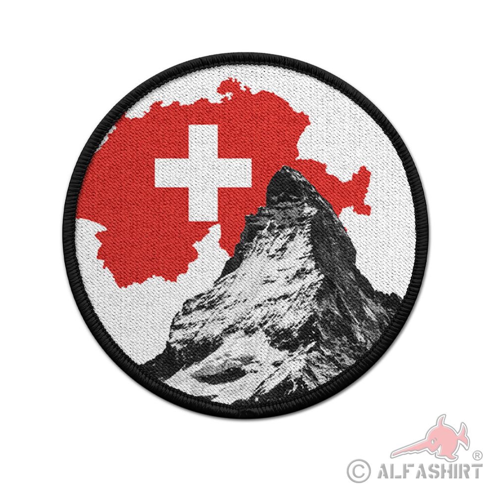 Patch Schweiz Matterhorn Schweizer Wahrzeichen Sehenswürdigkeit 90mm#37276