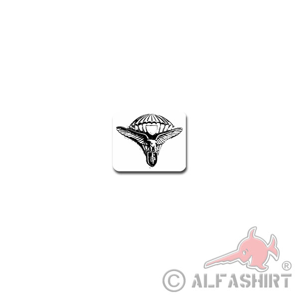 Parachutist Badge Slovakia Sticker Sticker Springer 9x7cm # A4084