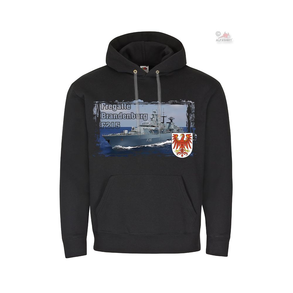 Fregatte Brandenburg F215 Hullnumber Deutsche Marine Bundeswehr Hoodie #38734