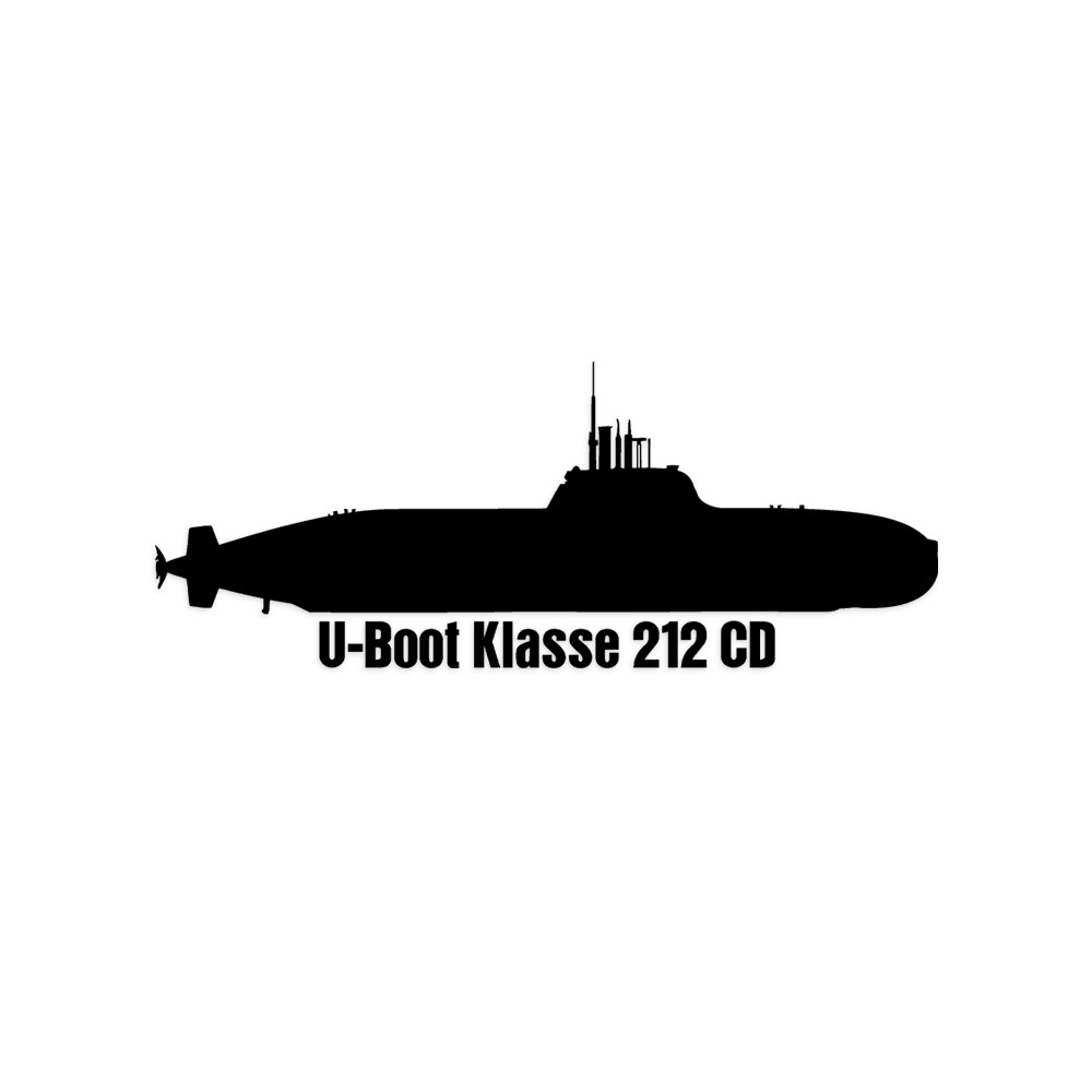 Wandtattoo U-Boot Klasse 212 CD Norwegen Deutschland Meeresforschung #A6230