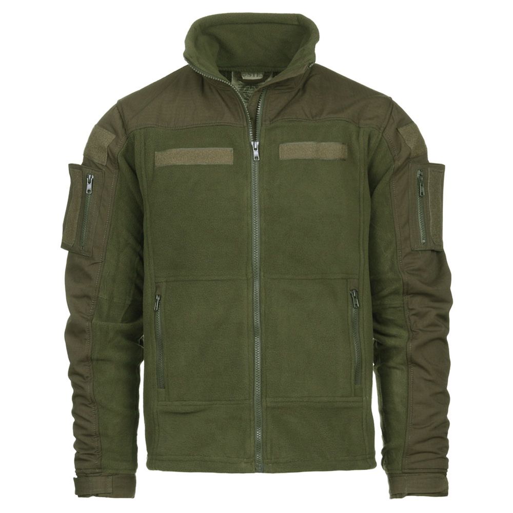 Tactical Commando Fleecejacke oliv Jäger Bekleidung Försterkleidung Dienst 13414