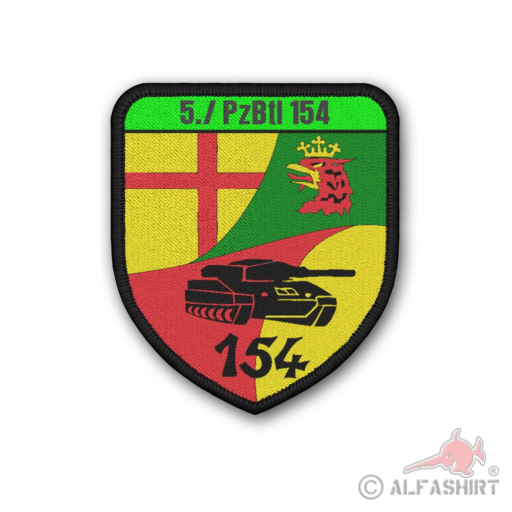 Patch 5 PzBtl 154 Westerburg Bundeswehr BW Einheit Emblem Heer Kompanie #41244
