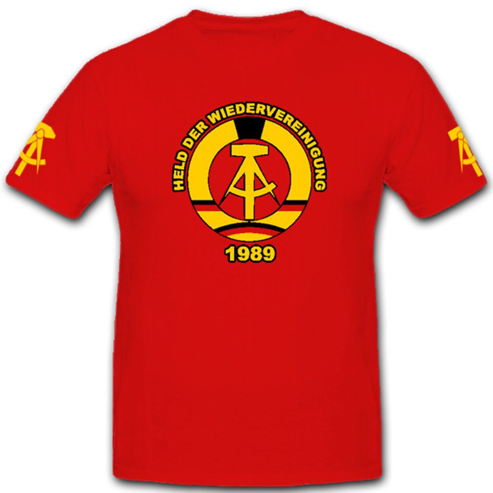 Die Helden Der Arbeit DDR Wappen Hammer Und Zirkel - - T Shirt #4520