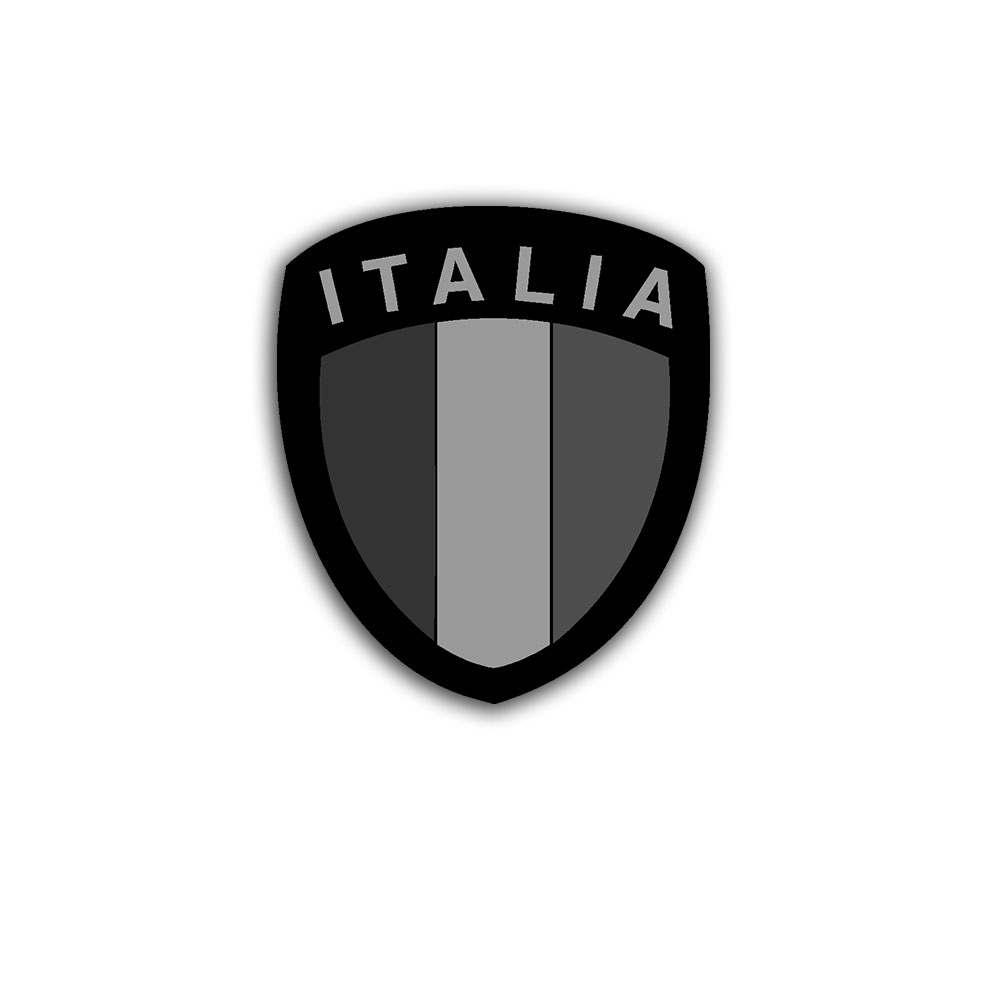 ITALIA black night camo Sticker Italian Italy 7x6cm#A3996