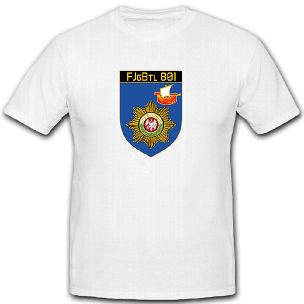 FJgBtl 801 - Feldjäger Bataillon 801 Deutschland Bundeswehr - T Shirt #12098