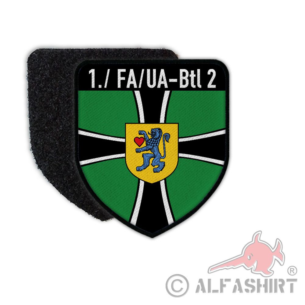 1 FA-UABtl 2 Crests Badges Sergeant Major Company Celle Patch # 31352