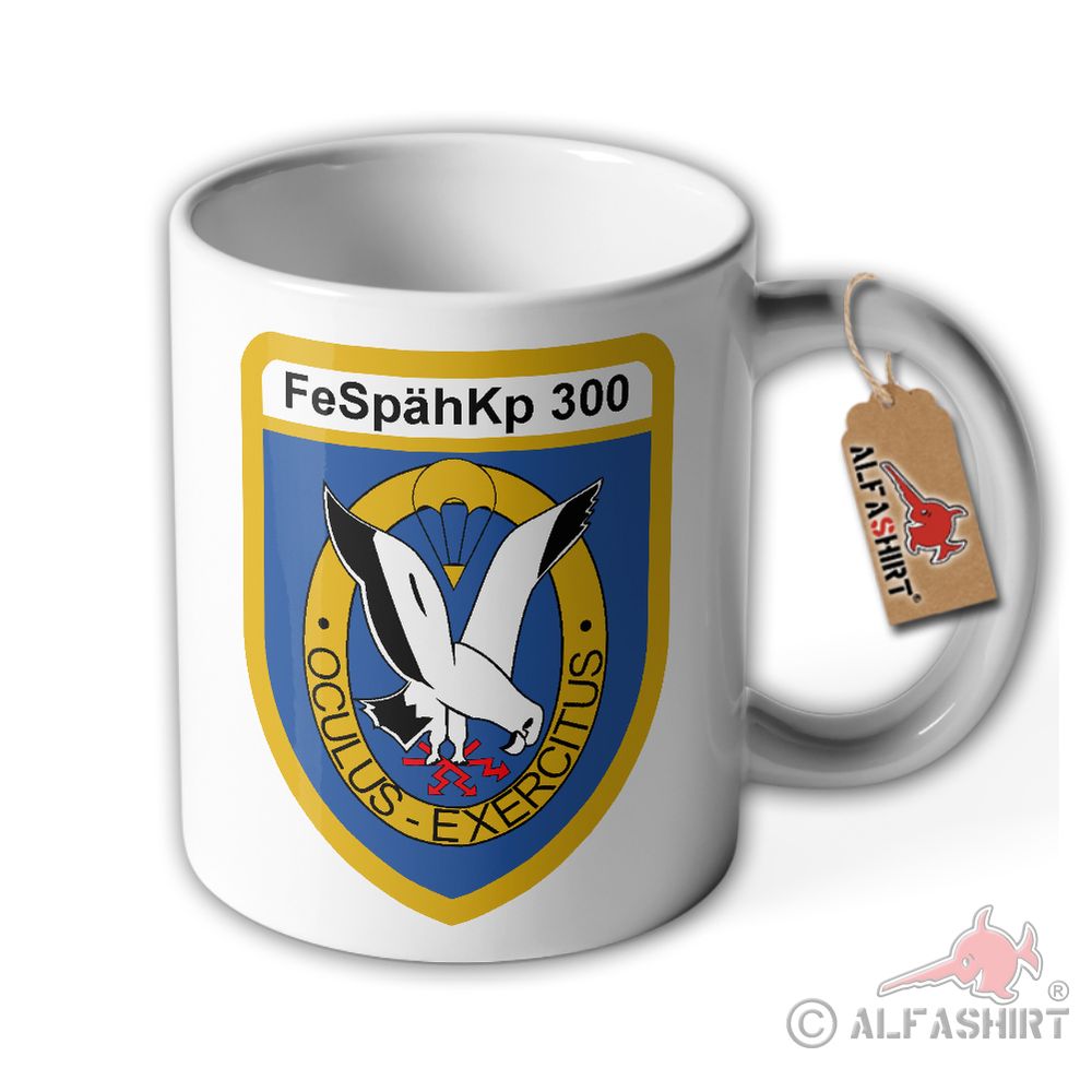 Tasse FeSpähKp 300 Fernspähkompanie Kompanie Abzeichen Bundeswehr #44378