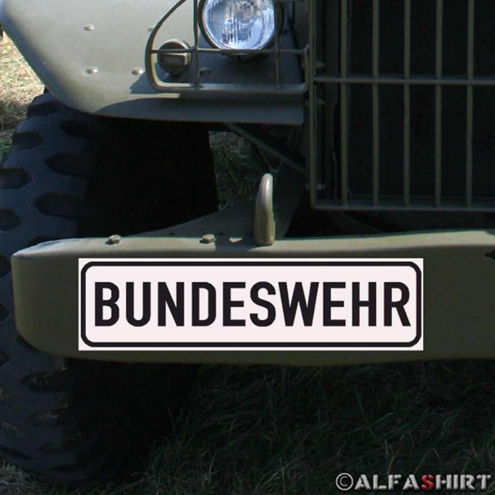 Magnetic shield Bundeswehr BW Bund for Cars Vehicles Bucket Iltis Wolf etc # A160