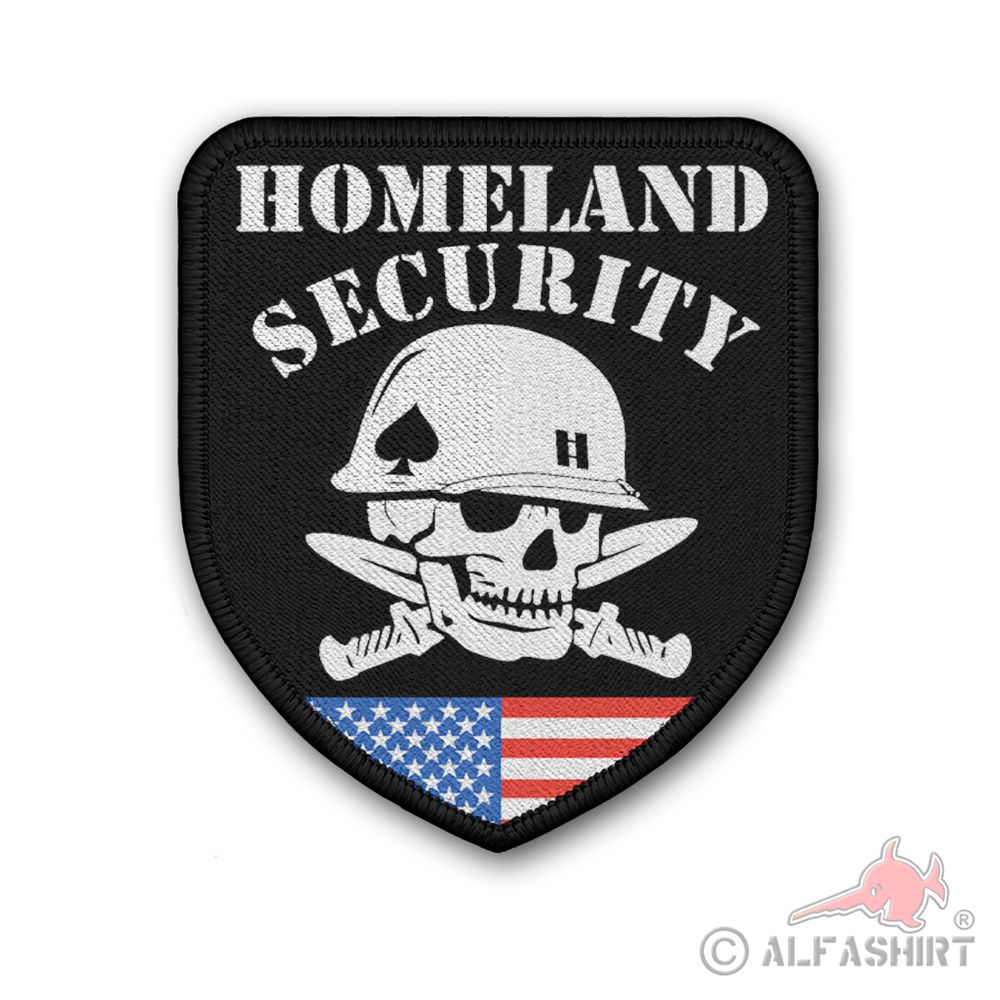 Patch Homeland Security Logo Skull USA United States of America #40697