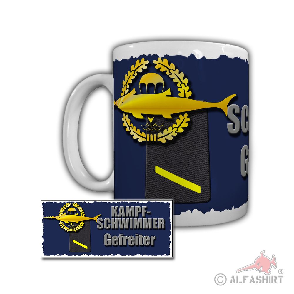 Cup combat swimmer Gefreiter special use special forces Bundeswehr # 29249