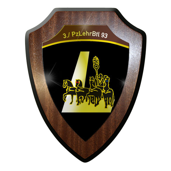 Wappenschild - 3. PzLehrBtl 93 Panzer Lehr Bataillon Bundeswehr Bund #10184 w