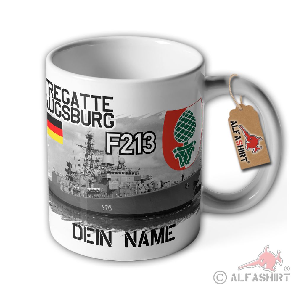 Fregatte Augsburg F213 Personalisiert Dein Name Schiff Bremen Tasse #38515