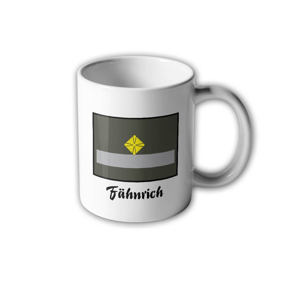 NVA UTV Fähnrich Tasse Dienstgrad Abzeichen Rang DDR Ostdeutschland Ossi  #30504