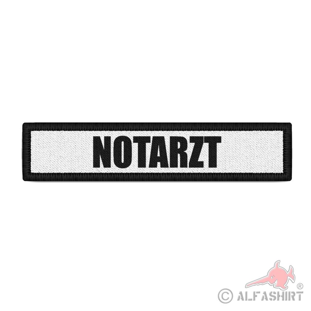 Patch Notarzt NA Arzt Notfall Mediziner Beruf Streifen Aufnäher#40354