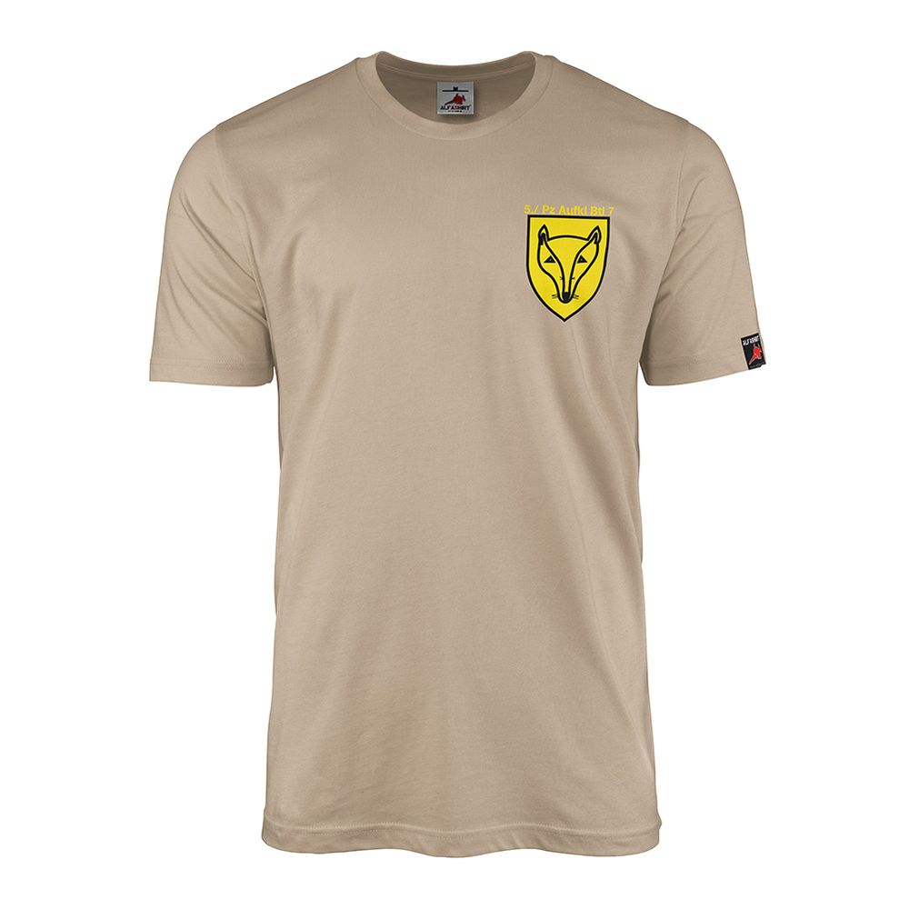 Wappen 5 Pzaufklbtl 7 Deutsche Panzeraufklärungsbataillon - T Shirt #3919