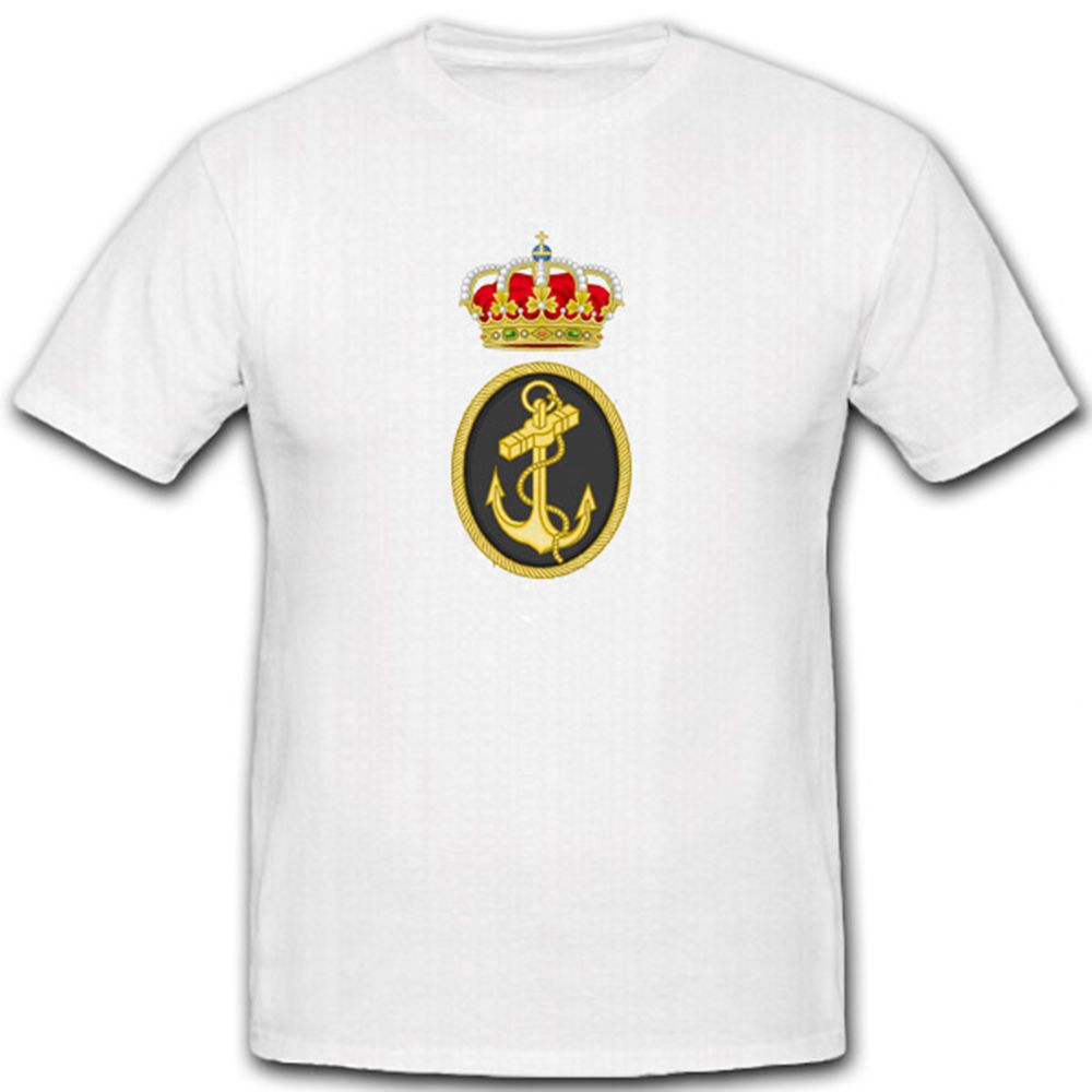 Spanische Armee Wappen Marine Espana Navy Krone Emblem Abzeichen - T Shirt #7328