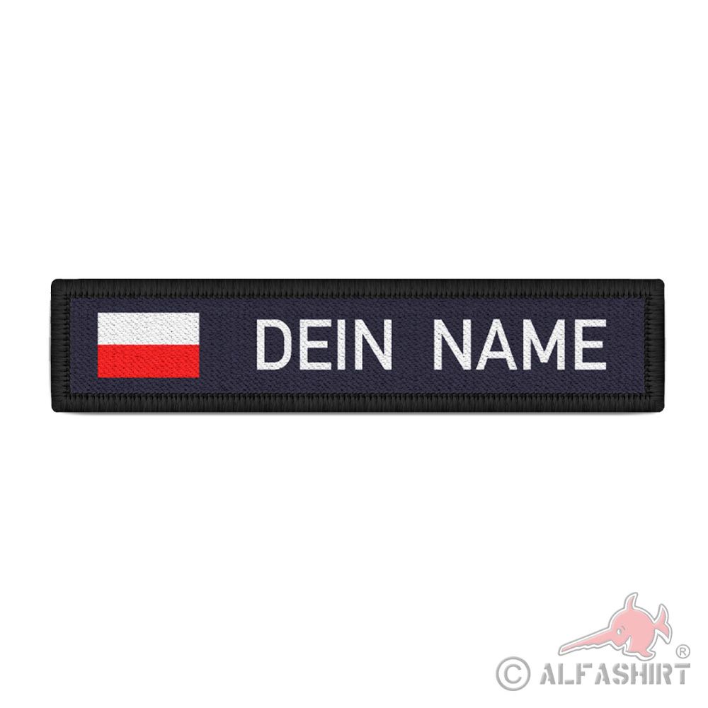 Namenspatch Republik Polen Flagge Fahne Dein Name Polska #42707