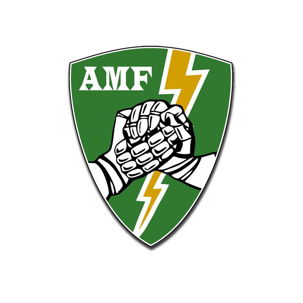 AMF Sticker Ace Mobile Forces Army Air Force 14x12cm # A5217