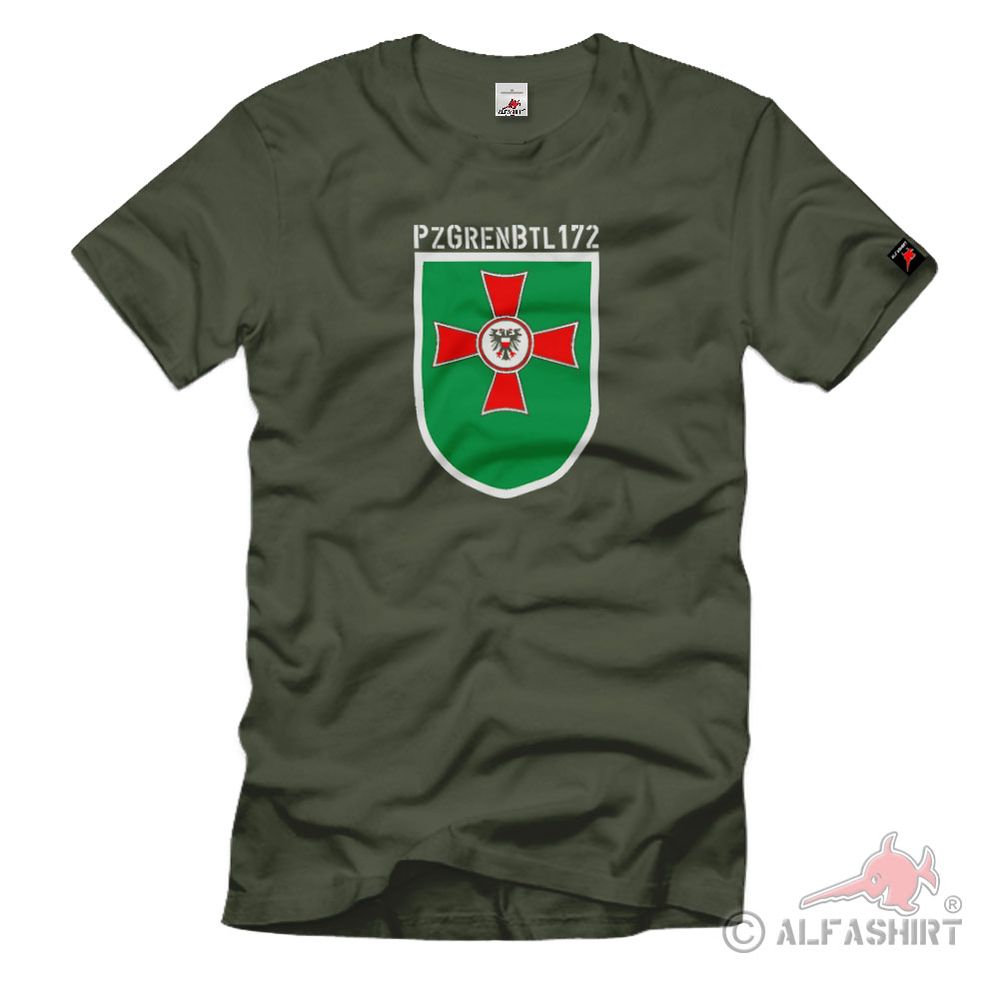 Pzgrenbtl 172 Panzer Grenadier Battalion Military Bundeswehr T-Shirt #2641