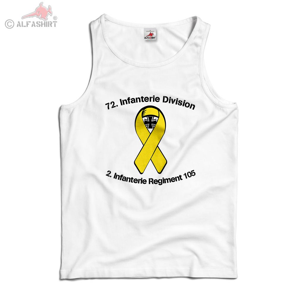 Tank Top Yellow Ribbon Cross Solidarity 72 Infantry Division 2 105 #41700