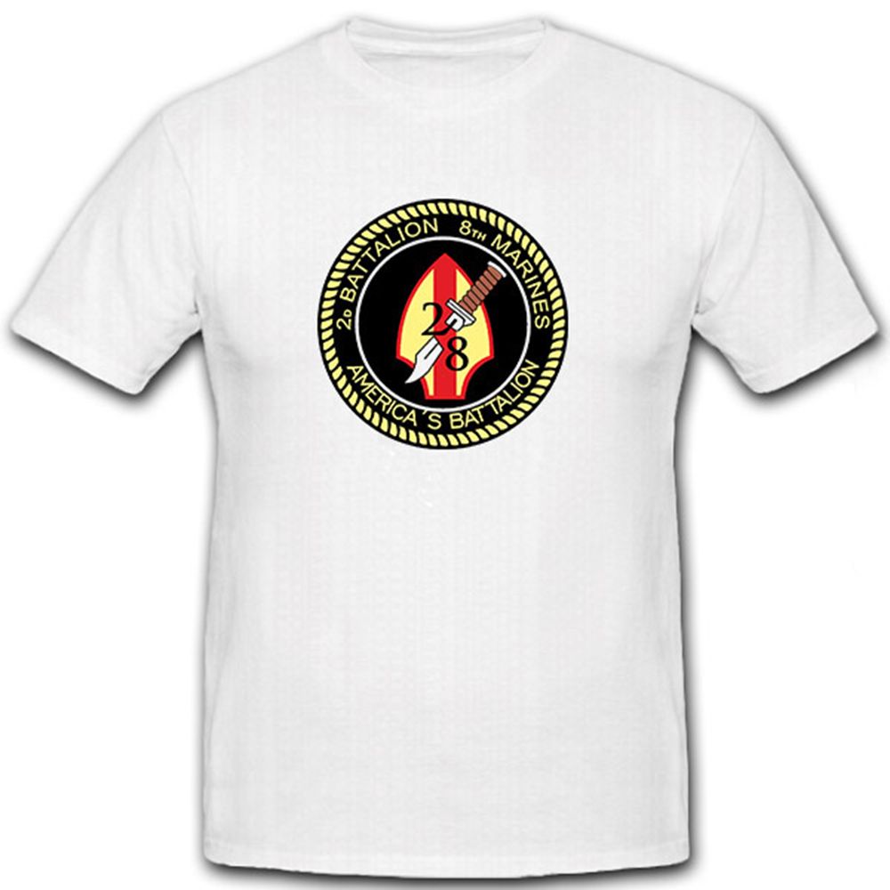 2ND Bataillon 8th Marines Americas Bataillon - T Shirt #6764
