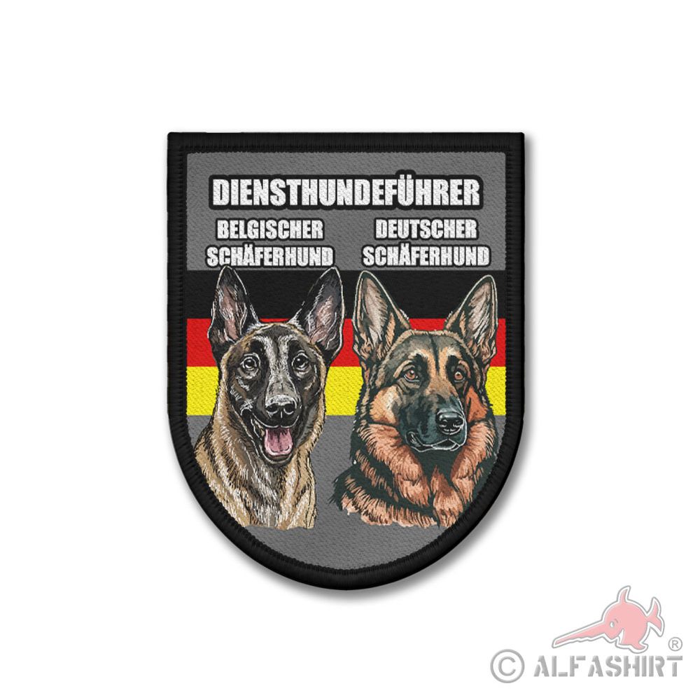Patch Schäferhund Malinois Polizei Zoll Militär Hund #44066