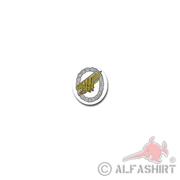 Fallschirmjäger Aufkleber Luftlandetruppe Bundeswehr Luftwaffe 6x7cm#A4102